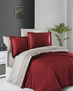 سرویس کاور روتختی فرست چویس کوئین SERENITY RED/SAND FIRST CHOICE