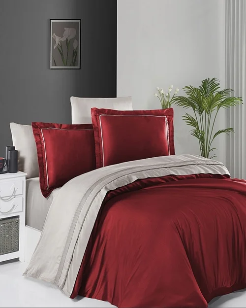 سرویس کاور روتختی فرست چویس کوئین SERENITY RED/SAND FIRST CHOICE