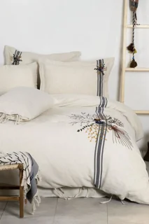 سرویس کاور روتختی اکوکاتن CHARLA ECOCOTTON CREAM