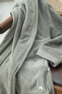 حوله پالتویی زنانه اکوکاتن مدل  PURE COTTON WOMAN ECOCOTTON سایز L