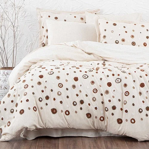 سرویس کاور روتختی اکوکاتن کینگ LAL ECOCOTTON BEJ