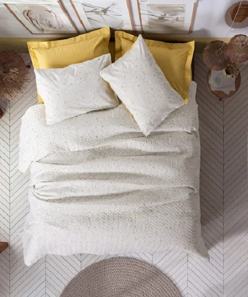 سرویس کاور روتختی کتان باکس کوئین TINY HARDAL COTTON BOX