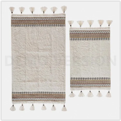 پادری دو تکه 40*60 و 60*90 اکوکاتن RITA CREAM