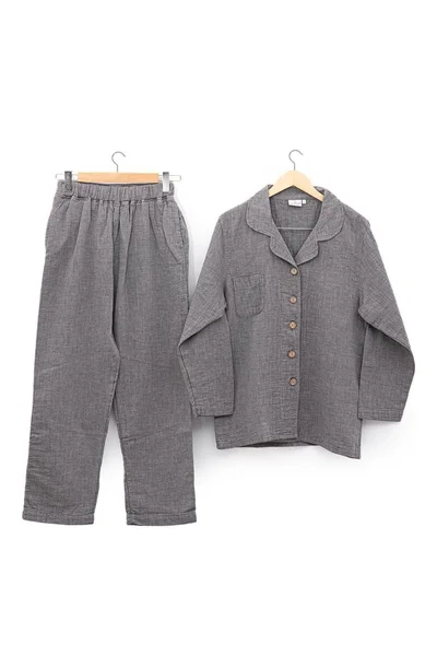 پیژامه اکوکاتن زنانه مدل MELSA دوتکه