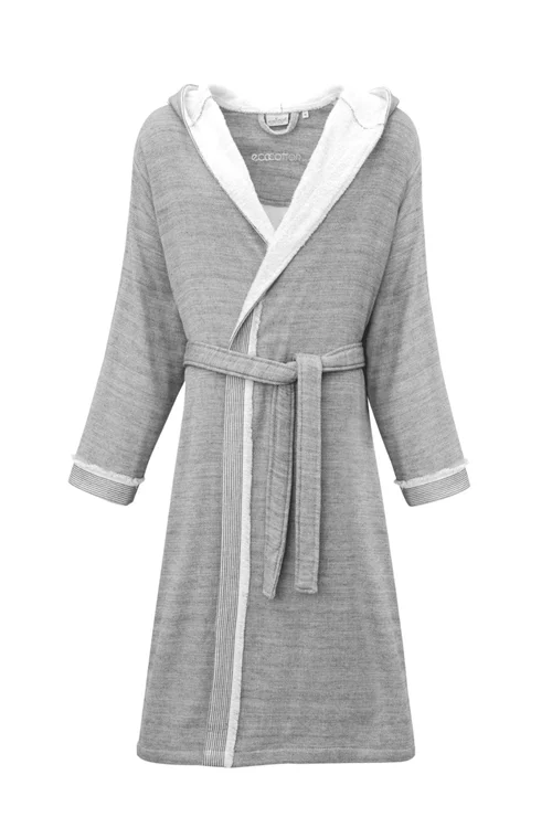 حوله پالتویی مردانه اکوکاتن مدل HASNA MAN ECOCOTTON سایز L