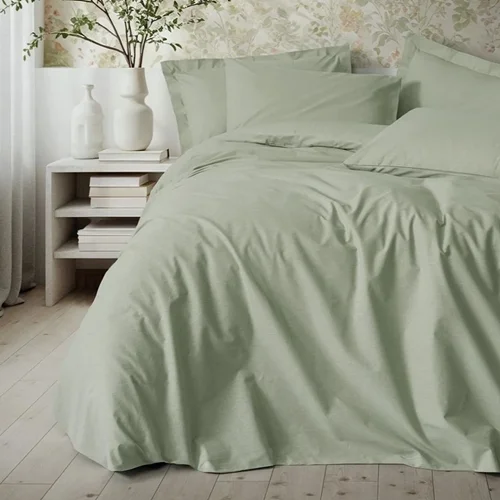 سرویس کاور روتختی کتان باکس سینگل PLAIN ADACAYI COTTON BOX