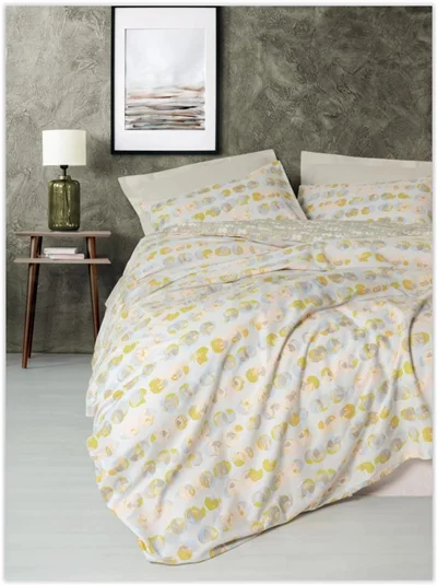 سرویس کاور روتختی کتون باکس سینگل JOCUS BEJ COTTON BOX