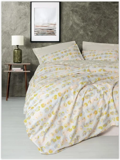 سرویس کاور روتختی کتون باکس سینگل JOCUS BEJ COTTON BOX