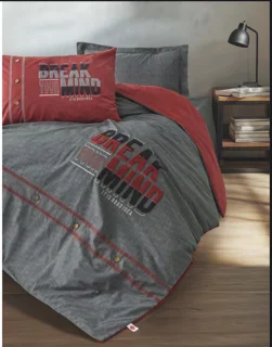 سرویس کاور روتختی کتان باکس سینگل FRACTO BORDO COTTON BOX