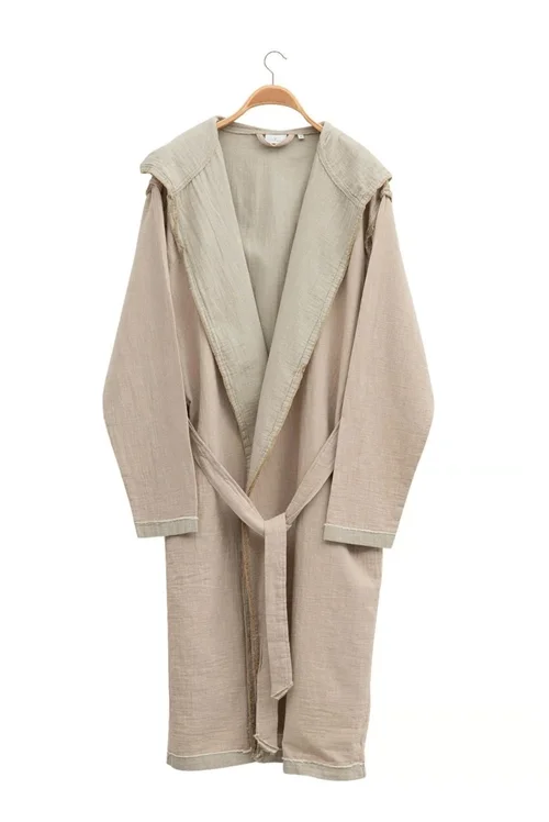 پیژامه شانل روب دوشامبر اکوکاتن مدل MELSA یک تکه