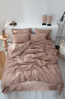 سرویس کاور روتختی اکوکاتن کینگ HAVIN ECOCOTTON BEJ