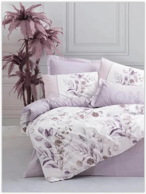 سرویس کاور روتختی کتون باکس سینگلNADIA LILA COTTON BOX