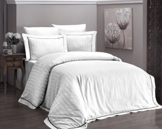 سرویس کاور روتختی فرست چویس کوئین NOVELLINE WHITE FIRST CHOICE