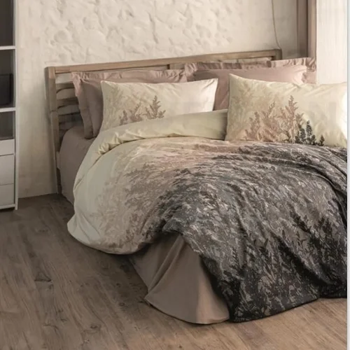 سرویس کاور روتختی کتون باکس کوئین LINDON BEJ COTTON BOX